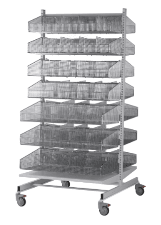 mobile wire racks