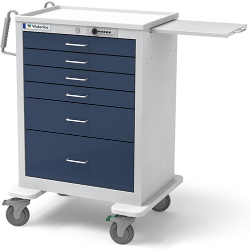 Metal Storage Bin, Med Carts and Workstations