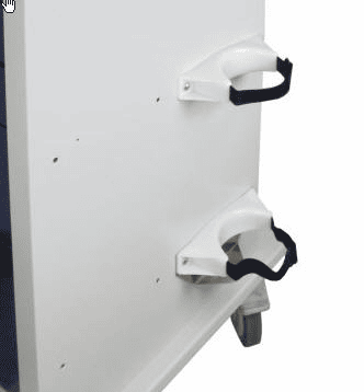 OTB-1 Plastic oxygen tank brackets with velcro strap