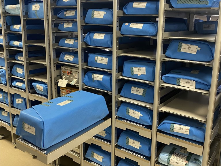 Wire Shelving Kits, Preconfigured Storage Bins