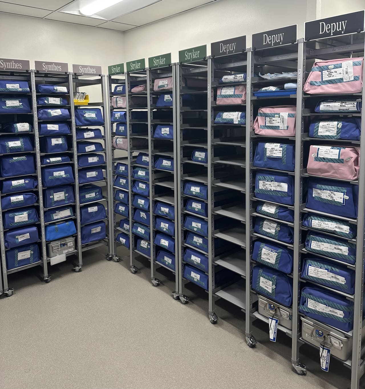 medical supply storage