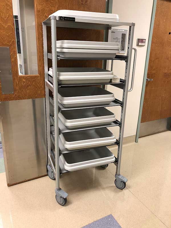 enclosed supply carts